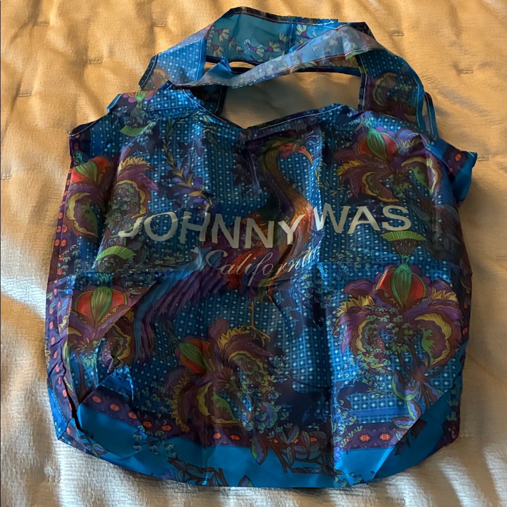 Johnny Was Multicolor Floral Tote Bag